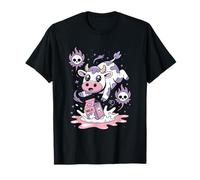 Ghostly Demon Cow Evocazione Cerchio Pastello Goth Maglietta