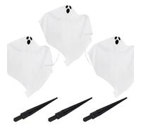 Ghostly Halloween Yard Decorazione Alimentata a Batteria Spectre Figure Accessori Con Luci Incandescenti Forniture Per Il Partito Halloween Scena Impostazione