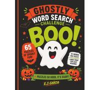 Ghostly Word Search Challenge: Large Print Word Search Puzzles Filled with Gentle Halloween Adventures, Friendly Monsters, and Family-Friendly Fun