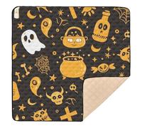 Ghosts Calderoni Ragni Grande Elegante per Interno Esterno Atossico Baby Kick Crawling Mat per Bambino