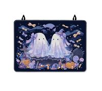 Ghosts - Copertura superiore per fornello elettrico, motivo zucca di Halloween, motivo Halloween, colore viola, lavabile, per bancone, estensione, camper, decorazione per cucina, 71 x 50 cm
