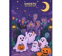 Ghosts' Halloween party - Coloring book