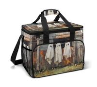 Ghosts Hanging on A Clothesline Camping Cooler Bag Isolato Spiaggia Refrigeratori Portatile A Prova di Perdite Borse con Tracolla