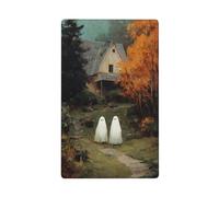 Ghosts On Forest Path Vintage House Single Toggle Blank Wall Plate Light Switch Cover Decorativo 1 Gang per Cucina Camera Bagno Dimensioni 11,4 x 7 cm