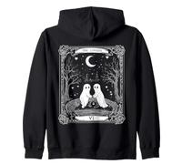 Ghosts The Lovers Tarocchi Vintage Gothic Halloween Felpa con Cappuccio