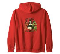 Ghoul Gang Art - Ragazza di Halloween divertente Gang Designs Cute Girls Felpa con Cappuccio