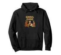 Ghoul Gang Art - Ragazza di Halloween divertente Gang Designs Cute Girls Felpa con Cappuccio