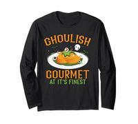 Ghoulish Gourmet al Suo miglior Chef di Cucina Halloween Maglia a Manica