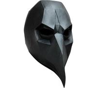 Ghoulish Productions - BASSO POLY CORVO MASCHERA, Nero, Taglia Unica