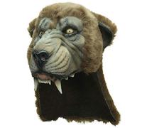 Ghoulish Productions - Casco da Puma, Linea Casco, Casco in Lattice resistente, dipinto a mano, Halloween, Sfilata di Carnevale, Festa in maschera, Taglia unica adulto