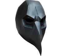 Ghoulish productions - Maschera Corvo Low Poly, Linea Low Poly, Costume in lattice resistente, Dipinto a mano, Halloween, Terrore, Sfilata di Carnevale, Festa in Maschera, Taglia unica per adulti.