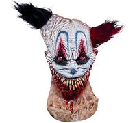 Ghoulish productions - Maschera del Clown Who, Linea Nightmare Makers, Costume in lattice resistente, Dipinto a mano, Halloween, Sfilata di Carnevale, Festa in Maschera, Taglia Unica per Adulti.