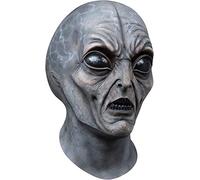 Ghoulish Productions - Maschera Invasore Malvagio 51, Linea Alieni, Costume in lattice resistente,Dipinto a Mano,Halloween, Paura, Sfilata di Carnevale, Terrore, Festa in maschera,Taglia Unica Adulti.