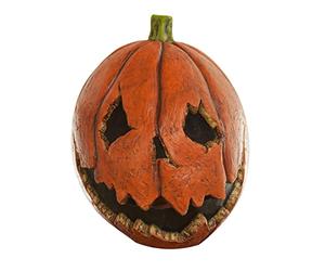 Ghoulish Productions - Zucca dell'Ultima Notte, Linea Pumpkins, Costume in lattice resistente, dipinto a mano, Halloween, Parata di Carnevale, Festa in costume, Taglia unica per adulti