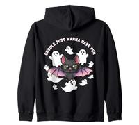 Ghouls Just Wanna Have Fun Halloween Design Felpa con Cappuccio