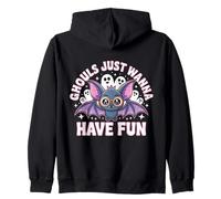 Ghouls Just Wanna Have Fun Halloween Design Felpa con Cappuccio