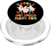 Ghouls Just Wanna Have Fun Retro gruppo Halloween Ragazze Donne PopSockets PopGrip per MagSafe