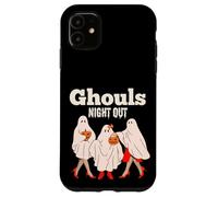 Ghouls Night Out Girls Halloween Gruppo Dolcetto o scherzetto Custodia per iPhone 11