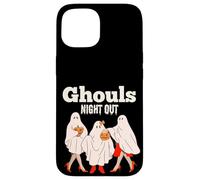Ghouls Night Out Girls Halloween Gruppo Dolcetto o scherzetto Custodia per iPhone 15