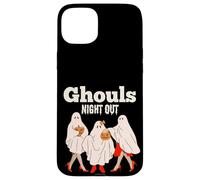 Ghouls Night Out Girls Halloween Gruppo Dolcetto o scherzetto Custodia per iPhone 15 Plus