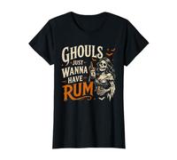 Ghouls Vuole Solo Avere Rum Divertente Bere Halloween Maglietta
