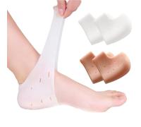 GHPKOTW 2 Paia Proteggi Tallone In Silicone, Talloniera In Gel Morbido, Salva Tallone, Per Fascite Plantare, Tendinite, Sollievo Dolore, Prevenzione Vesciche, Per Donna E Uomo