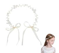 GHPKOTW Fasce per Capelli per Bambina in Fiore Fasce per Capelli per Sposa e Damigella d'Onore Accessori per Capelli Natale, Fascia floreale