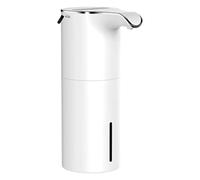 GHQYP Dispenser Automatico di Sapone Ricaricabile con Dispenser di lozione per finestre di visualizzazione Tappetino Antiscivolo, Pompa per Sapone elettrica con Interruttore Regolabile