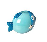 GHQYP Simpatico salvadanaio a Forma di Pesce salvadanaio a Tema Oceano salvadanaio in Resina può Natale Halloween Idee Regalo salvadanaio
