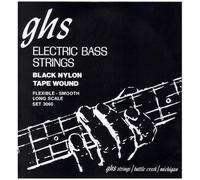 GHS 3060 Medium Tapewound Black nylon basso elettrico a 4 corde set (50 - 105)