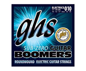 GHS CR-GBL SUB-ZERO BOOMERS Muta di corde per chitarra elettrica Light 010-046