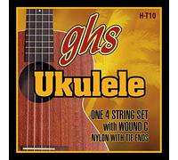 GHS H T10 Hawaiian ukulele tenore Nylon perizoma nero