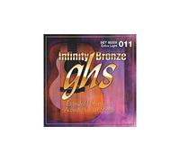 GHS ib20, 50 x 28 cm, Extra leggero Infinity Bronze Acoustic Set di corde