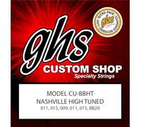GHS Nashville High Tuning set di corde per chitarra acustica cu-bbht 11 - 20