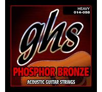 GHS Strings 340 Phosphor Bronze Acoustic Guitar Strings Heavy