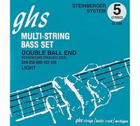 GHS™ Strings »5L-DBB DOUBLE BALL 5-STRING-SET ELECTRIC BASS« Corde per Basso Elettrico - Stainless Steel - Light: 040-126 - Double Ball System