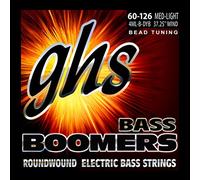 GHS™ Strings »BASS BOOMERS® BEAD TUNED - 4ML-B - 4-STRING BASS« Corde per Basso Elettrico - Nickel Plated - Medium Light: 060-125