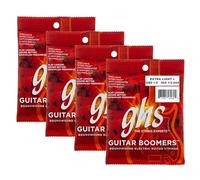 GHS Strings - Corde per chitarra elettrica nichelate, GB9 1/2 - Extra Light + (009 1/2-.044), confezione da 4 set