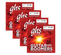 GHS Strings GB-LOW - Boomer per chitarra, confezione da 4 set