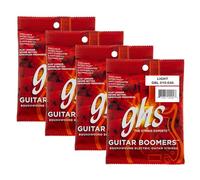 GHS Strings GBL - Corde per chitarra elettrica nichelate, luce (.010-.046), confezione da 4 set