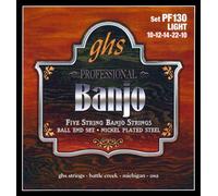 GHS PF 130 Light Stainless Steel Ball End (Banjo a 5 corde)