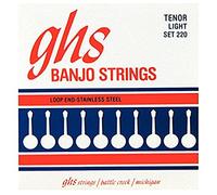 GHS™ Strings »STAINLESS STEEL - 220 - TENOR BANJO« Corde per Banjo Tenor - Stainless Steel - Loop End - Light: 10.5-12-20-28