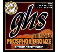 GHS Strings »THIN CORE PHOSPHOR BRONZE - TCB-M - ACOUSTIC GUITAR« Corde per Chitarra Acustica - Phosphor Bronze - Medium: 013-056