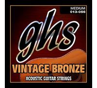 GHS™ Strings »VINTAGE BRONZE™ - VN-M - ACOUSTIC GUITAR« Corde per Chitarra Acustica - 85/15 Bronze - Medium: 013-056