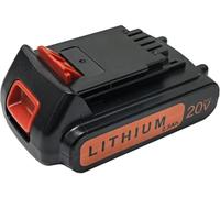 GHU Batteria di ricambio per Black and Decker 20V 2500mAh compatibile con utensili elettrici Black and Decker 20V