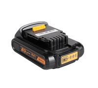 GHU DCB202 - Batteria compatta di ricambio da 20 V 3,0 Ah per utensili Dewalt 20V MAX compatibile con utensili cordless Dewalt DCB200 DCB204 DCB206 DCB201 DCB203 DCB206 DCB207 20V