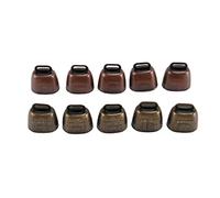 Ghulumn 10PCS mucca pecore pascolo ,Cowbell retrò per il rame al pascolo delle pecore del , creatore di rumore della mucca
