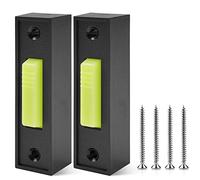 Ghulumn 2 Pezzi Interruttore Apri Porta Garage Universale 41A4166 Pulsante Illuminato Finitura Nero con Centro Bianco