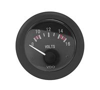 Ghulumn Indicatore di Tensione VDO 12V VDO Batteria Voltmetro Unità Voltmetro Accessori per Strumenti