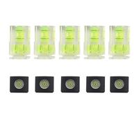 Ghulumn Set di 10 livelli di scarpa calda, livella a bolla, scarpa calda per fotocamera, copertura scarpa calda, livello bolla a 2 assi per fotocamera reflex digitale